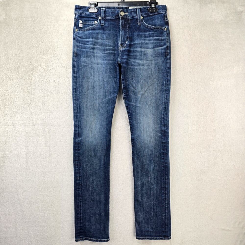 AG Adriano Goldschmied Jeans Mens 30 Blue The Everett Slim Straight Denim 30x32